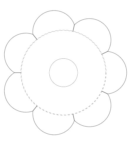 Gelato cone with Cone Couture scalloped recyclable drip catcher around the cone